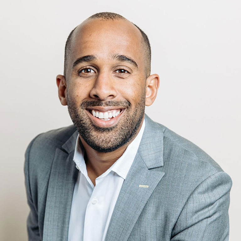 A portrait of Dino Bovell